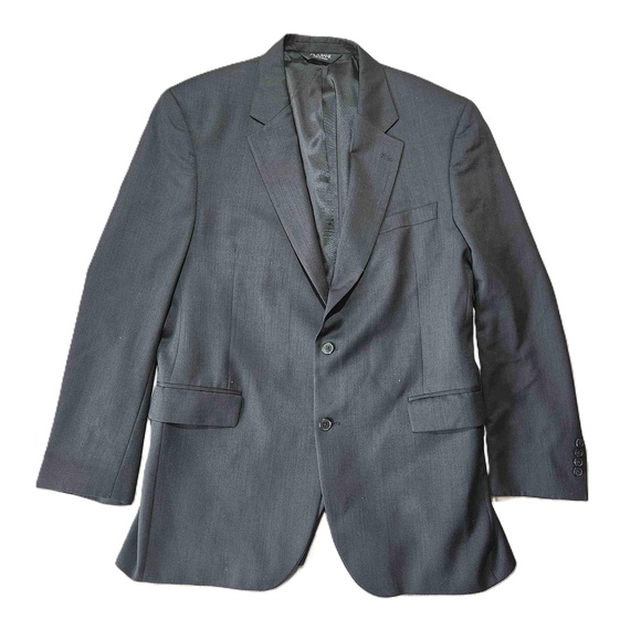 Jos. A. Bank Mens Black Single-Breasted Suit Jacket Size 44L - Picture 1 of 16